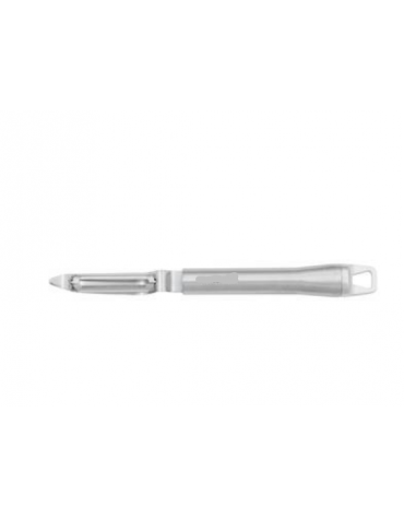 Sbucciatore a lama mobile in acciaio inox 18/10 con manicatura in acciaio inox - lunghezza cm 21