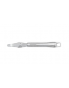 Coltello raschia agrumi in acciaio inox 18/10 con manicatura in acciaio inox - lunghezza cm 20