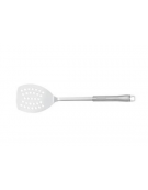 Paletta forata in acciaio inox 18/10 cm 8,50 con manicatura in acciaio inox - lunghezza cm 33,5
