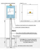 Attrezzatura da parco per camminamenti in equilibrio  - cm 626x79x51h