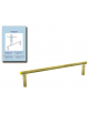 Asse per esercizi di camminamento in equilibrio con pali in legno lamellare e calotta in plastica - cm 305x10x59h