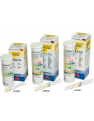 Strisce urine 3 parameteri per visual test: - glucosio  - proteine  - pH - tubetto da 100 strisce