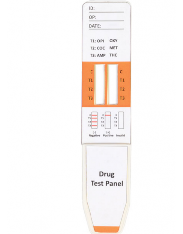 Multites 6 droghe - 8 parametri midstream su saliva - professionale - confezione da 20 test