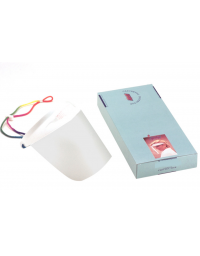 Kit visiere composto da 2 visiere facciali, 1 per la fronte e 1 paracolpi di ricambio per visore PROTECTOR (cod. DN33893)