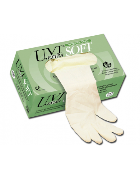 Guanti in vinile misura piccola, morbidissimi, senza polvere, elasticizzati, non sterili - conf. da 100pz. Guanti in vinile misura piccola, morbidissimi, senza polvere, elasticizzati, non sterili - conf. da 100pz.