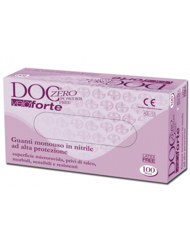 Guanti da visita monouso in nitrile, senza polvere, privi di lattice, non sterile, misura piccola - conf. da 100pz.