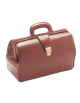 Borsa da dottore medico "Texas pelle" colore marrone - 35 x 12 x h 22 cm