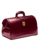 Borsa "Super Texas pelle" colore bordeaux - 42 x 20 x h 23 cm