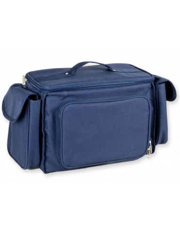 Borsa medicale Utility vuota, in poliestere 600D resistente all'acqua - colore blu - 36 x 22 x h 25 cm