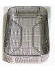 CESTO INOX IN LAMIERA FORATA cm 48x24x4,5