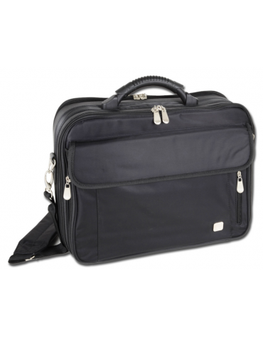 Borsa professionale medicale vuota, colore nero - 42 x 35 x 15 cm