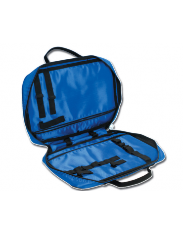 Borsa medicazione in cordura, impermeabile ed antigraffio, colore blu - 34 x 24 x h 7 cm