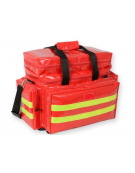 Borsa emergenza Smart in poliestere rivestito, vuota, colore rosso - 55 x 35 x h 38 cm