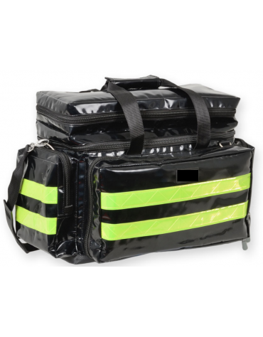 Borsa emergenza Smart in poliestere rivestito, vuota, colore nero - 55 x 35 x h 38 cm