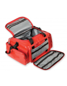 Borsa emergenza in poliestere rivestito di PVC, vuota, colore rosso - 35 x 45 x h 21 cm