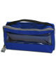 Borsetta in poliestere provvista di una larga striscia di velcro femmina sul retro, colore blu - 28 x 15 x 11 cm