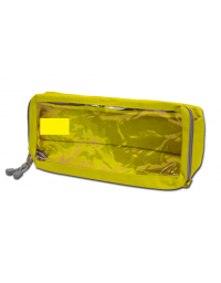 Borsetta in poliestere provvista di una larga striscia di velcro femmina sul retro - colore giallo - 33 x 15 x 11 cm