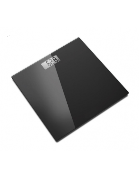 Bilancia da bagno elettronica con pedana in vetro temperato di 6 mm di spessore, portata max 150 kg. - cm 30x30x1,9h Bilancia da bagno elettronica con pedana in vetro temperato di 6 mm di spessore, portata max 150 kg. - cm 30x30x1,9h