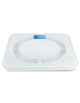 Bilancia bluetooth per misurare il grasso corporeo, l'acqua, la massa muscolare e ossea, capacità: 150 kg - 310 x 310 x 18,8 mm