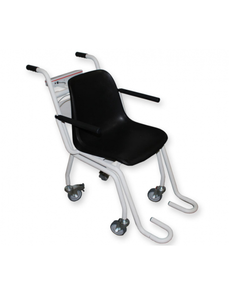 Bilancia a sedia completamente elettronica con braccioli rimovibili, portata 200 kg. - 580 x 1100 x h 930 mm
