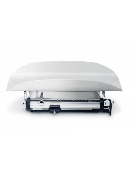 Bilancia pesa neonati meccanica classe III, portata 16 Kg., precisione: 10 g - 550 x 180 x h 290 mm Bilancia pesa neonati meccanica classe III, portata 16 Kg., precisione: 10 g - 550 x 180 x h 290 mm