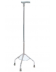 Tripoide colore argento, altezza regolabile 74-97 cm, peso: 0,8 kg, portata max 100 kg