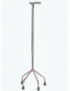 Quadripode colore argento in alluminio , altezza regolabile 74-97 cm, peso: 0,9 kg, portata max 100 kg