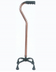 Quadripode colore bronzo, altezza regolabile 70-88 cm, peso: 0,5 kg, portata max 100 kg