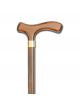 Bastone in legno “RAFFAELLO” a T, uomo, marrone,  carico max 100 kg, cm 92h