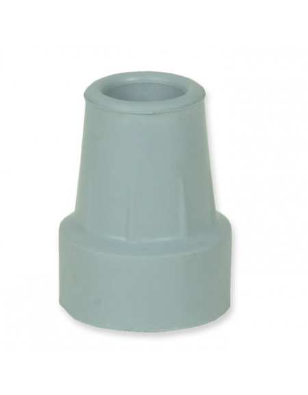 Puntale in gomma universale per stampelle e bastoni, grigio, conf. da 5 pz - diam. di 19 mm