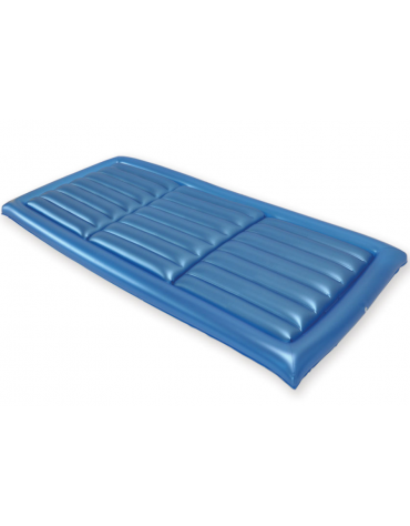 Materasso antidecubito ad acqua in PVC con pompa manuale e tubo di gonfiaggio - cm 200 x 93 x 11,5h