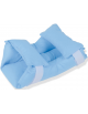 Cuscino antidecubito per tallone in fibra cava siliconata con fodera 100% cotone sanforizzato - cm 32 x 15