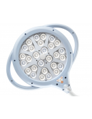 Lampada scialitica a 28 riflettori ellittici a led - a soffitto, luce fredda 120.000 Lux ad 1 metro
