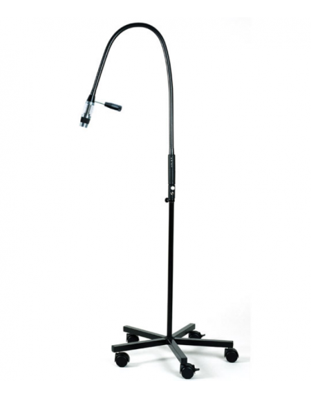 Lampada medicale a led RI-MAGIC - su carrello, base mobile Ø 53 cm, rotelle con freno - durata led 50.000 ore