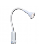 Lampada medicale alogena SIMPLEX - da tavolo con morsetto, 1 lampadina alogena dicroica da 35W 12V