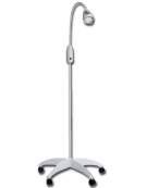 Lampada medicale alogenaLUXIFLEX - 50.000 lux - su carrello, consumo: 35W, durata delle lampade: 5000 h