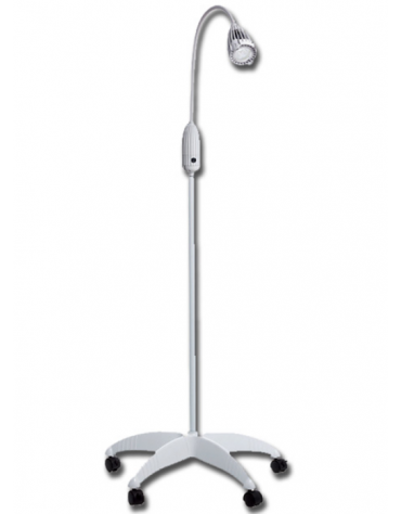 Lampada medicale alogenaLUXIFLEX - 50.000 lux - su carrello, consumo: 35W, durata delle lampade: 5000 h