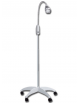 Lampada medicale alogena - Intensità luce 50.000 lux - su carrello, consumo: 35W, durata delle lampade: 5000 h