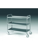 CARRELLO ACCIAIO INOX 3 RIPIANI - CM85,5X53,5X93H