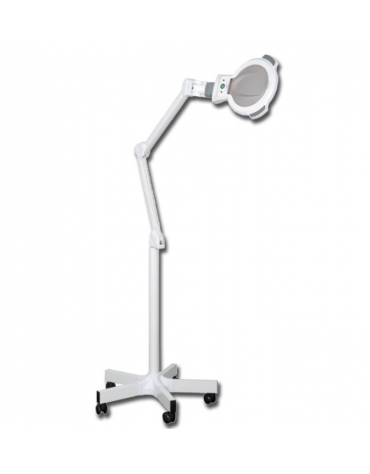 Lampada a LED con luce fredda, lente d’ingrandimento 3 diottrie e regolazione della luminosità