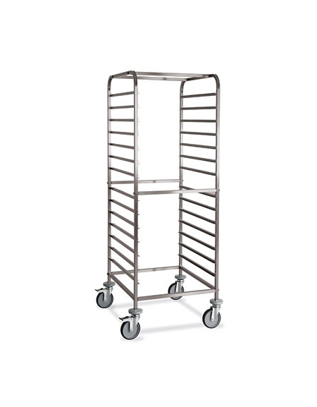 Carrello portateglie -Portata 14 teglie 2/1 GN