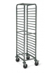 Carrello portateglie inox AISI 304 - traversi imbullonati - Portata 18 teglie 1/1 GN cm 45x61x180h
