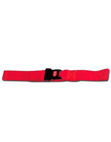 Cintura tipo C colore rosso, immobilizzazione per barelle ed estrinsecatori spinali cm 5x213