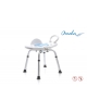 SEDILE PER DOCCIA GIREVOLE - SENZA SCHIENALE - mm L: 536 x P: 432 x H seduta: 544÷719