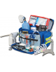 Kit pronto soccorso con borsa smart - media - poliestere 600D blu  completo di accessori - cm 55x35x32h