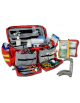 kit pronto soccorso con borsa smart - grande - poliestere 600D rosso   completo di accessori - cm 65x35x35h