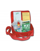 Borsa per Kit Pronto Soccorso in nylon completa di accessori - mm 250 x 180 x 90h