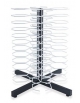 Colonna portapiatti DA BANCO-Piatti 48-Dim.max piatti Ø cm 24÷31 - cm 77x77x95h