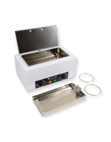 Sterilizzatrice a secco Tau 1,6 L, camera di sterilizzazione inox 18/8 con vassoio estraibile perforato) interno mm 245x115x55h