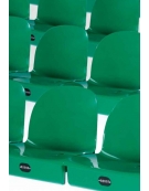 Carrello servitore per sala operatoria in acciaio INOX AISI 304, sollevamento idraulico pompa a pedale - cm 70x45x85/120h
